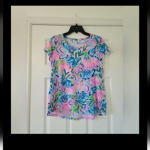 🌷"Lilly Pulitzer" Etta Scoopneck Top🌷
